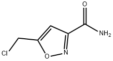 3-Isoxazolecarboxamide,5-(chloromethyl)-(9CI) Structure
