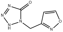 5H-Tetrazol-5-one,1,2-dihydro-1-(3-isoxazolylmethyl)-(9CI) Structure