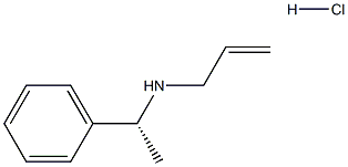 (R)-(+)-N-ALLYL-1-PHENYLETHYLAMINE HYDROCHLORIDE, 95 Structure