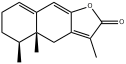 (4aR)-3,4aβ,5β-Trimethyl-4a,5,6,7-tetrahydronaphtho[2,3-b]furan-2(4H)-one Structure