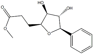 4,7-ANHYDRO-2,3-DIDEOXY-7R-C-PHENYL-D-XYLO-HEPTONIC ACID, METHYL ESTER Structure