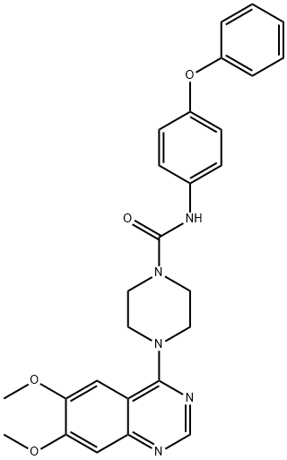 PDGFR Tyrosine Kinase Inhibitor III 구조식 이미지