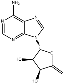 4',5'-Didehydro-5'-deoxyadenosine Structure