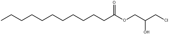 rac1-라우로일-3-클로로프로판디올 구조식 이미지