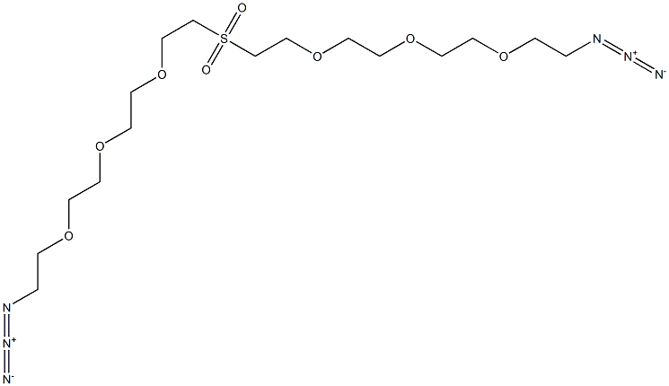 Azide-PEG3-Sulfone-PEG3-Azide 구조식 이미지