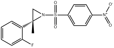 2-(2-fluorophenyl)-2-methyl-1-[(4-nitrophenyl)sulfonyl]-, (2R)- Structure