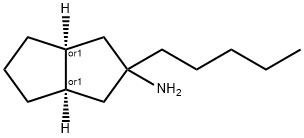 2-Pentalenamine,octahydro-2-pentyl-,(3aR,6aS)-rel-[partial]-(9CI) Structure