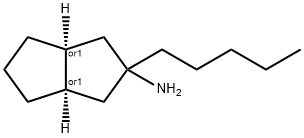 2-Pentalenamine,octahydro-2-pentyl-,(3aR,6aS)-rel-[partial]-(9CI) 구조식 이미지