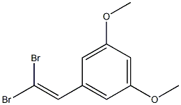 1-(2,2-dibromovinyl)-3,5-dimethoxybenzene Structure