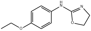 2-옥사졸아민,N-(4-에톡시페닐)-4,5-디하이드로-(9Cl) 구조식 이미지