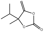 1,3-Dioxolan-2-one,4-methyl-5-methylene-4-(1-methylethyl)-(9CI) 구조식 이미지