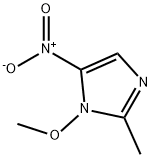 1H-Imidazole,1-methoxy-2-methyl-5-nitro-(9CI) 구조식 이미지