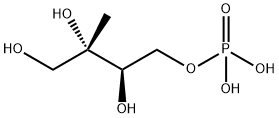 2-C-메틸-D-에리트리톨4-포스페이트(MEP) 구조식 이미지