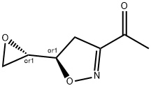 Ethanone, 1-[(5R)-4,5-dihydro-5-(2S)-oxiranyl-3-isoxazolyl]-, rel- (9CI) 구조식 이미지