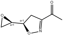 Ethanone, 1-[(5R)-4,5-dihydro-5-(2R)-oxiranyl-3-isoxazolyl]-, rel- (9CI) 구조식 이미지