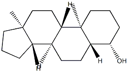 5α-안드로스탄-4β-올 구조식 이미지