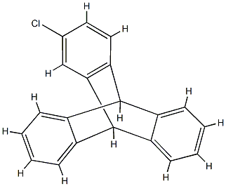 2-클로로-9,10-디하이드로-9,10-[1,2]벤젠안트라센 구조식 이미지