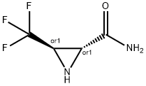2-Aziridinecarboxamide,3-(trifluoromethyl)-,(2R,3R)-rel-(9CI) Structure
