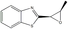 벤조티아졸,2-[(2R,3R)-3-메틸옥시라닐]-,rel-(-)-(9CI) 구조식 이미지