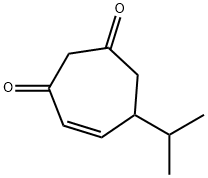 4-Cycloheptene-1,3-dione,6-(1-methylethyl)-(9CI) Structure