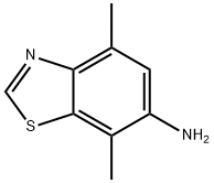 6-벤조티아졸아민,4,7-디메틸-(9CI) 구조식 이미지