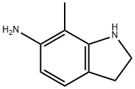 1H-Indol-6-amine,2,3-dihydro-7-methyl-(9CI) 구조식 이미지