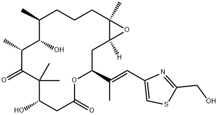 epothilone F 구조식 이미지