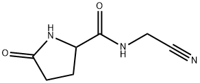 2-피롤리딘카르복사미드,N-(시아노메틸)-5-옥소-(8CI,9CI) 구조식 이미지