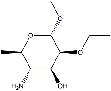 알파-D-만노피라노시드,메틸4-아미노-4,6-디데옥시-2-O-에틸-(9CI) 구조식 이미지