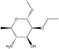 alpha-D-Mannopyranoside,methyl4-amino-4,6-dideoxy-2-O-ethyl-(9CI) Structure