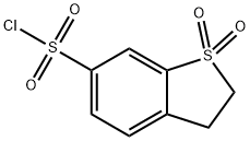 2,3-dihydrobenzo[b]thiophene-6-sulfonyl chloride 1,1-dioxide(WX142546) 구조식 이미지