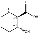2-Piperidinecarboxylicacid,3-hydroxy-,(2R,3R)-rel-(9CI) 구조식 이미지