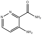 3-Pyridazinecarboxamide,4-amino-(8CI) Structure