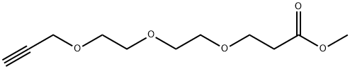 Propargyl-PEG3-methyl ester Structure