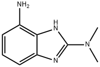 1H-Benzimidazole-2,4-diamine,N2,N2-dimethyl-(9CI) 구조식 이미지