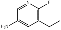 3-피리딘아민,5-에틸-6-플루오로-(9CI) 구조식 이미지
