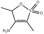 5H-1,2-Oxathiol-4-amine,  3,5-dimethyl-,  2,2-dioxide 구조식 이미지