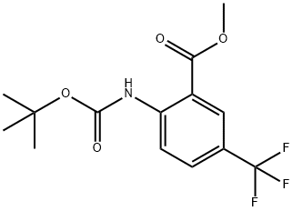 diMethylethoxy)carbonyl]aMino]-5-(trifluoroMethyl)-, Methyl ester Structure