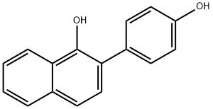 1-나프탈레놀,2-(4-하이드록시페닐)-(9CI) 구조식 이미지