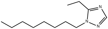 1H-1,2,4-Triazole,5-ethyl-1-octyl-(9CI) 구조식 이미지