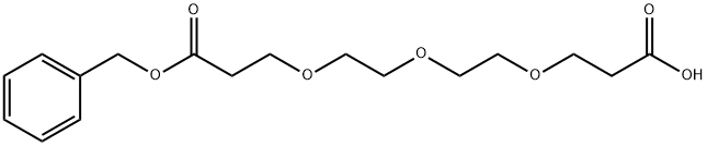 Benzyloxy carbonyl-PEG3-acid Structure