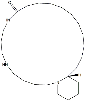 (2R)-1,2α-(10-Oxo-5,9-diazaicosane-1,20-diyl)piperidine Structure