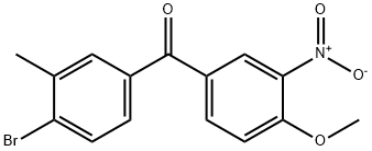 (4-bromo-3-methylphenyl)(4-methoxy-3-nitrophenyl)methanone(WXC06476) 구조식 이미지