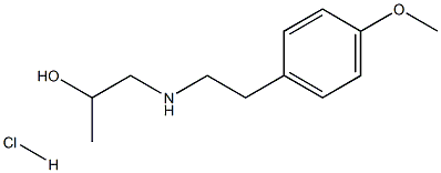 1-((4-methoxyphenethyl)amino)propan-2-ol hydrochloride(WXC06448) 구조식 이미지