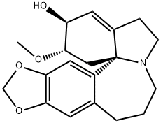 1,6-Didehydro-3α-methoxy-15,16-[methylenebis(oxy)]-11a-homoerythrinan-2β-ol 구조식 이미지