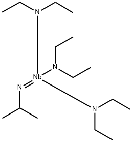 (i-Propylimido)tris(diethylamino)niobium Structure