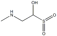 2-(methylamino)ethanol, compound with sulphur dioxide  Structure