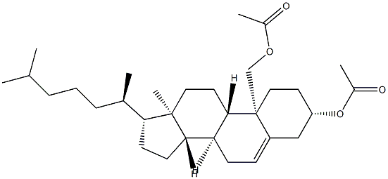 콜레스트-5-엔-3β,19-디올디아세테이트 구조식 이미지