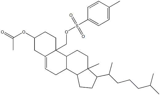 Cholest-5-ene-3β,19-diol 3-acetate 19-(4-methylbenzenesulfonate) 구조식 이미지