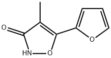 3(2H)-Isoxazolone,5-(2-furanyl)-4-methyl-(9CI) 구조식 이미지